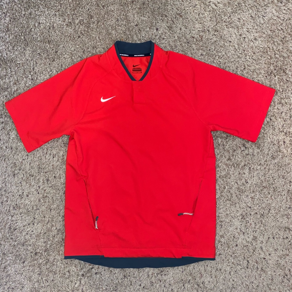 Nike Red Men's Baseball Tshirt size Small